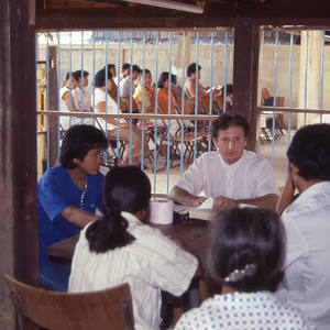 Stavros teaching in his early Thailand years