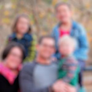 Intentionally Blurred Picture of our family