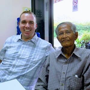 Fellowship in Thailand with a local believer