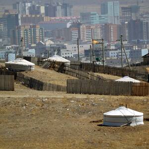 Slums of Mongolia.