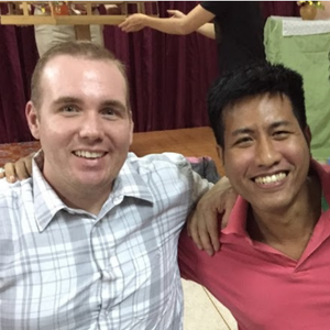 Spending time with a Thai brother in Christ