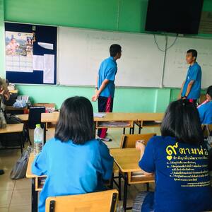 Teaching English at Khlong Mai School