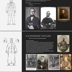 Hudson Taylor costume sketches