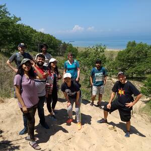 Hiking trip, Indiana Dunes