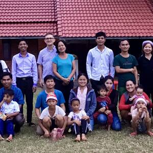 Christmas 2020 with families of staff