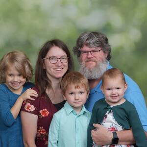 Douglas, Serena, Chara, Eoin, and Moriah