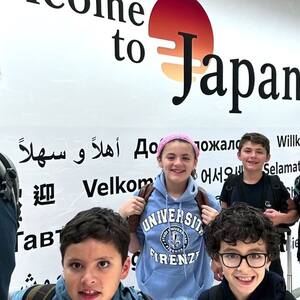 Arrival in Japan