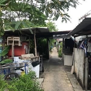 Thai Slum on the Outskirts of Bangkok
