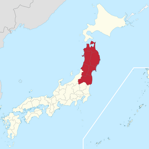 This is the Tohoku Region! During the trip, we will visit the church in the southern part.