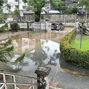 Flooding outside my house